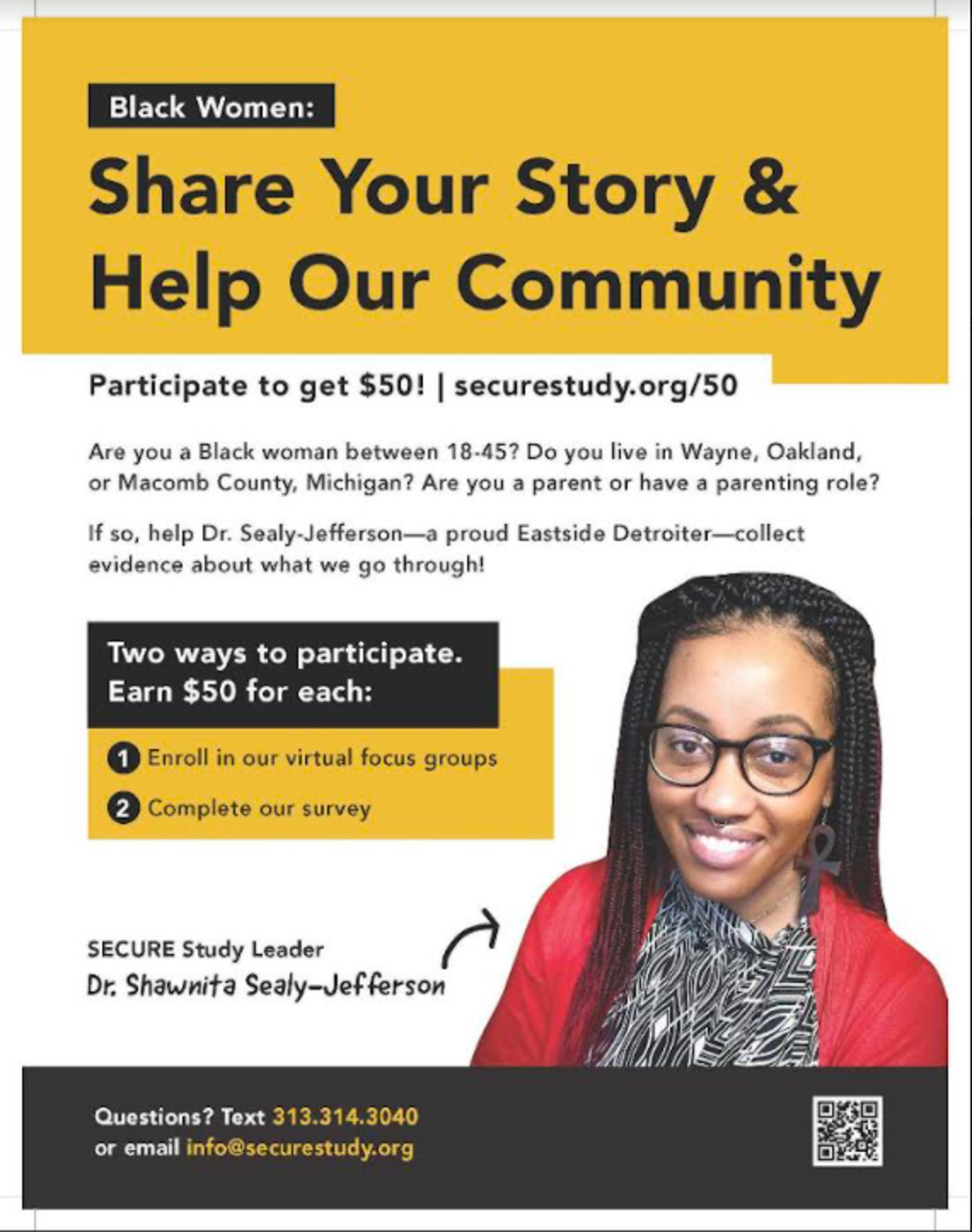 Black Women: Share your Story and Help the Community
