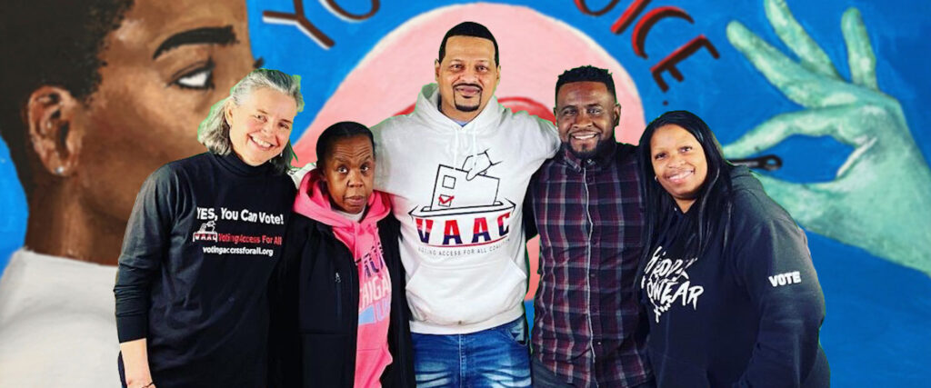 VAAC leaders smiling during a work session