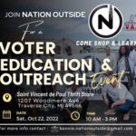 Voter Registration & Education with Nation Outside in Traverse City