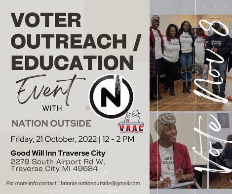 VOTER OUTREACH/EDUCATION EVENT with Nation Outside