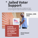 Jailed Voter Support Meeting
