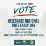 Party at the Polls with the Detroit Pistons!