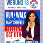 WERUN313 RUN/WALK with President Mary Sheffield