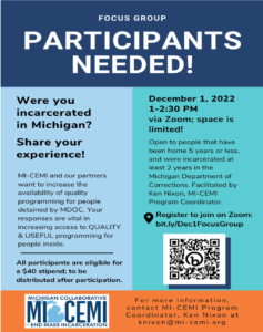 Focus Group Participants Needed