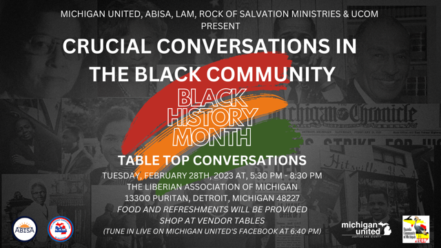 Crucial Conversations in the Black Community: Black History Month Table Top Conversations