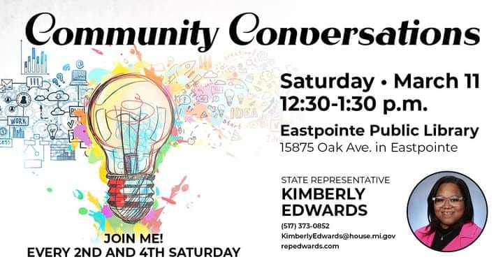Community Conversations with State Rep Kimberly Edwards