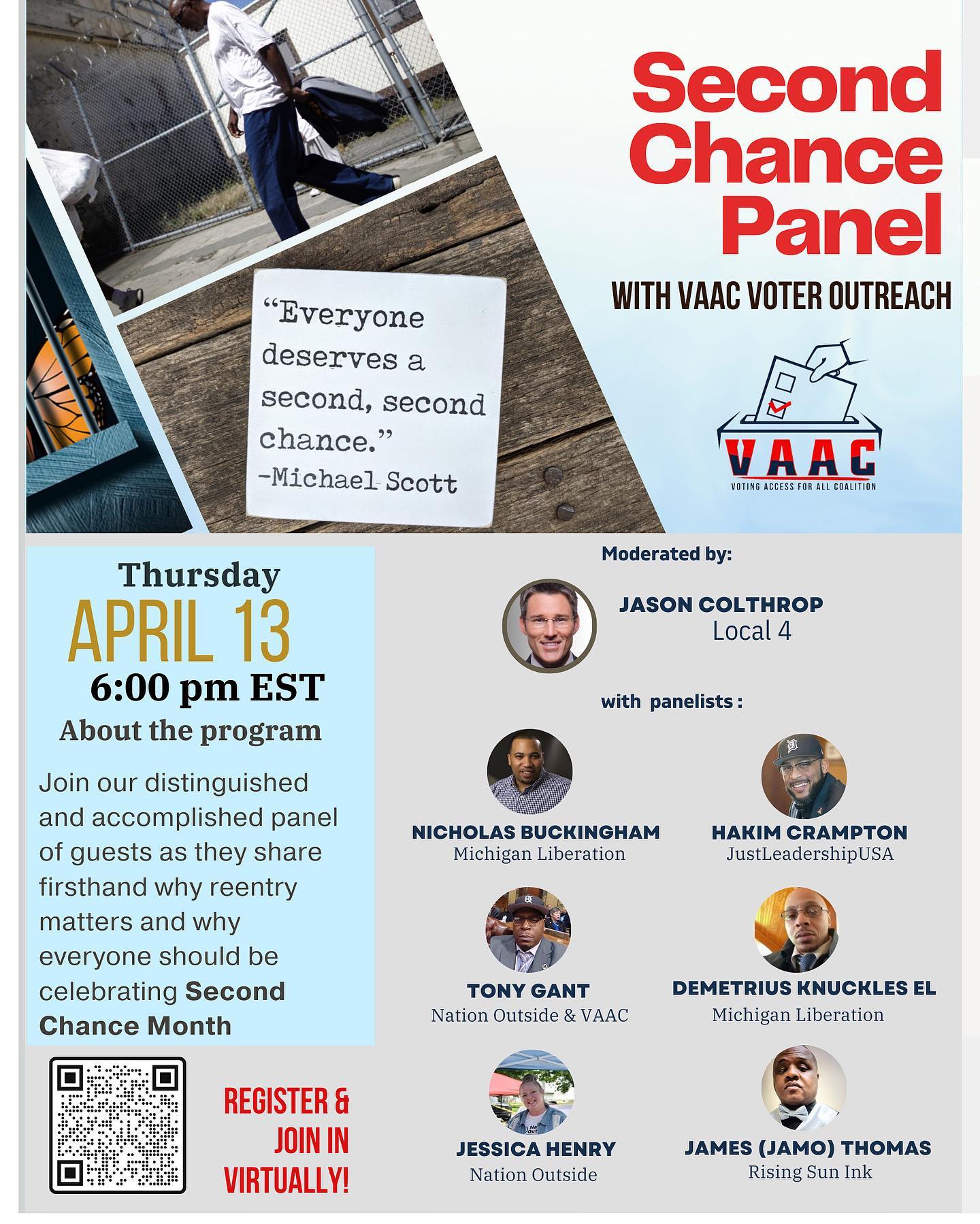 VAAC’s Second Chance Month Panel