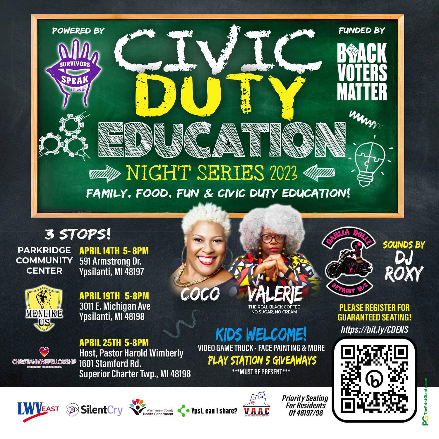 Survivors Speak Civic Duty Education Night Series