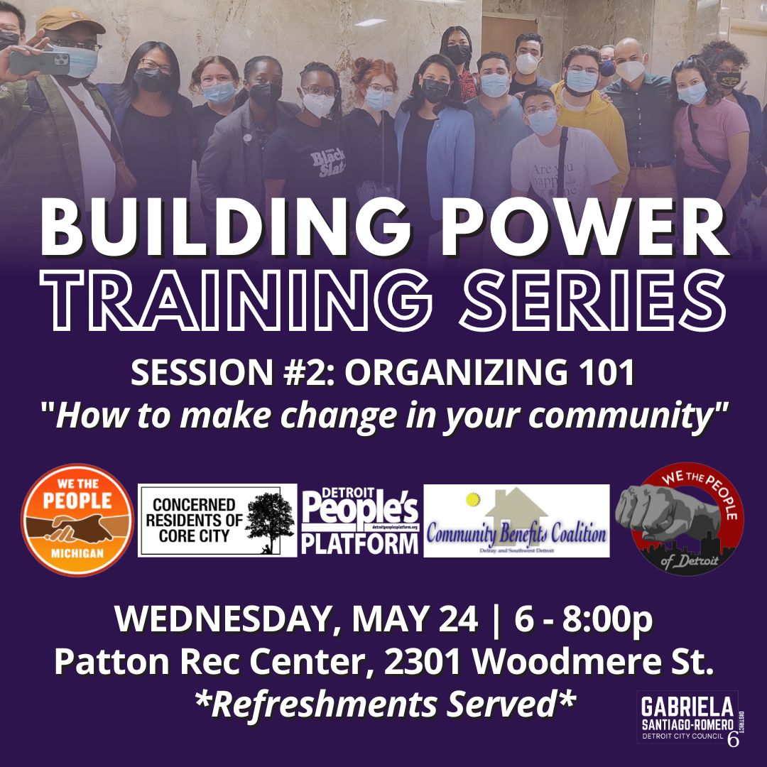 Building Power Training Series, Session #2 Organizing 101