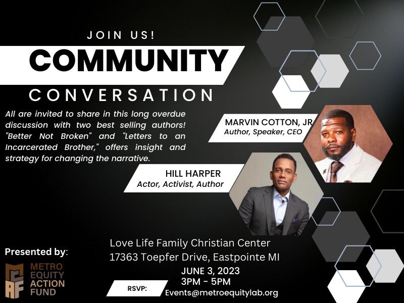 Community Conversation with Hill Harper & Martin Cotton, Jr.