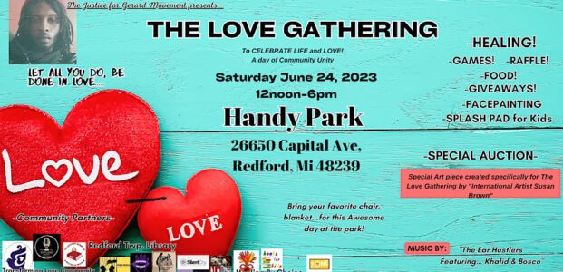 Love Gathering to celebrate life & love, A day of community unity