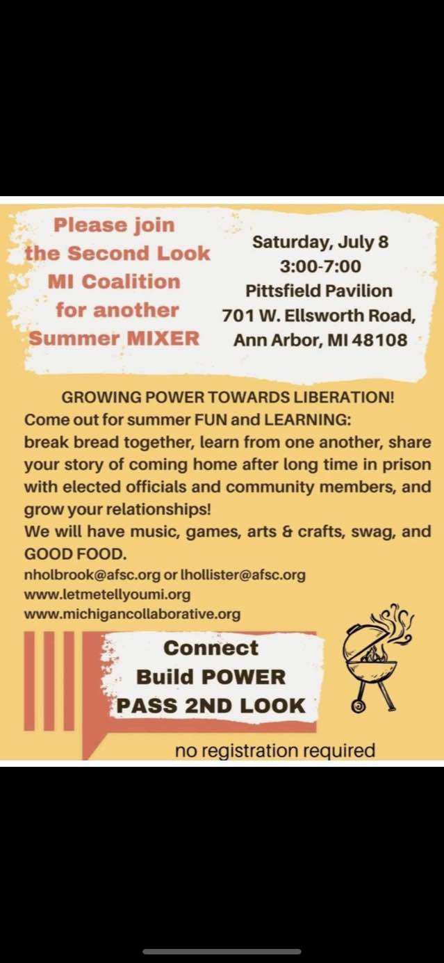 Another Summer Mixer for the Second Look MI Coalition!