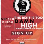 The Rent is Too Damn High Mobilization at Michigan State Capitol!