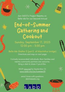 SADO End of Summer Cookout