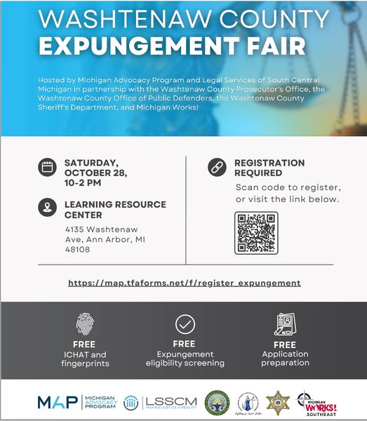 Washtenaw Expungement Fair