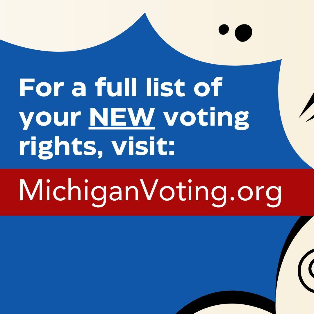 Your New Michigan Voting Rights