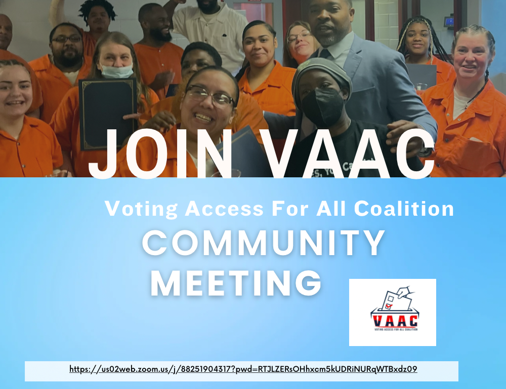 Join Voting Access for All (VAAC) Friday Coalition Call!