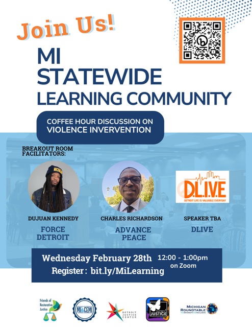 Michigan Statewide Learning Community Invites you!