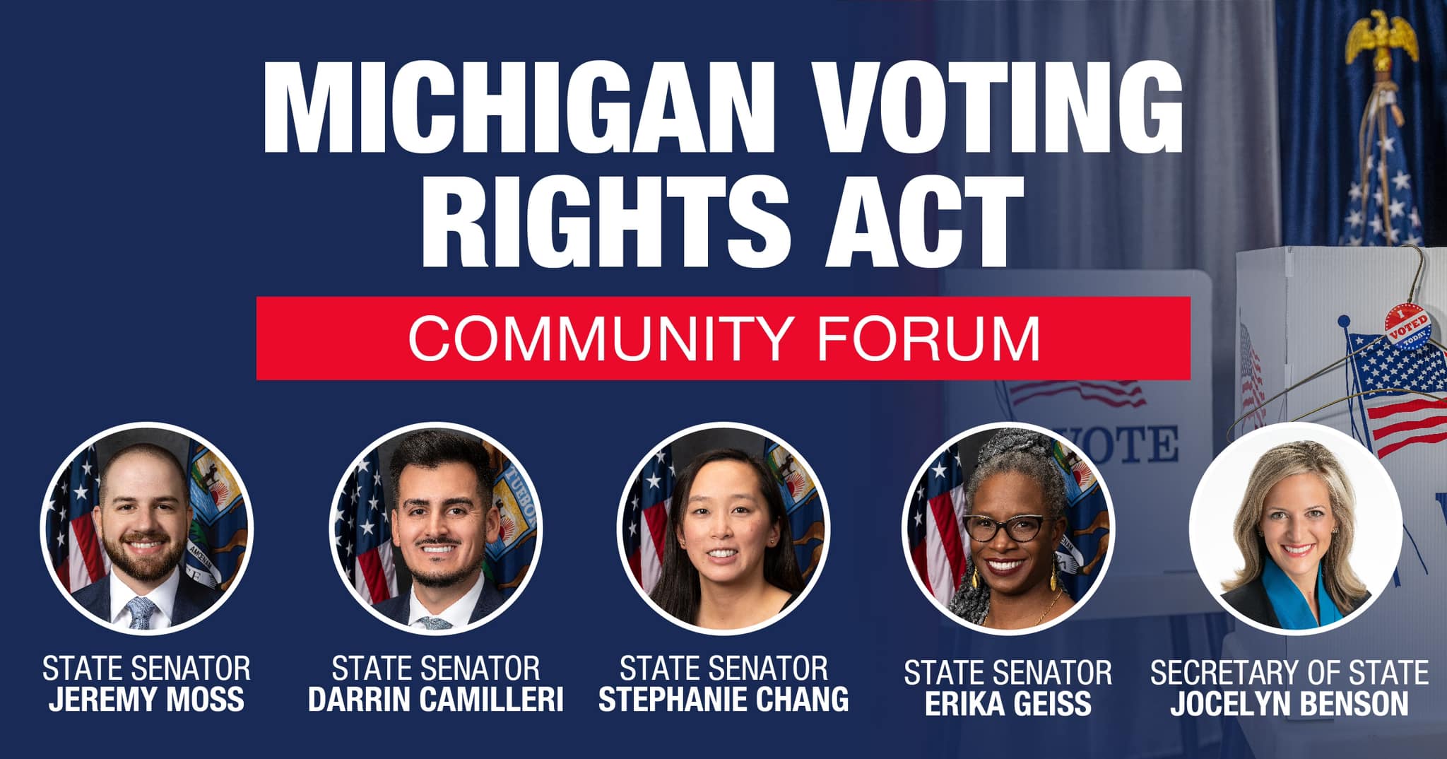 MI Voting Rights Act Forum on April 15, 2024