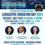 Citizens for Prison Reform Legislative Education Day 2024