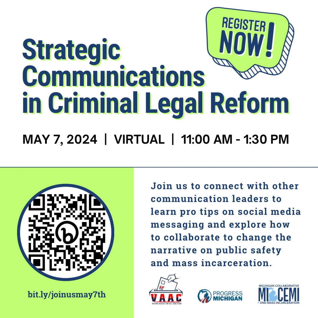 Strategic Communications in Criminal Legal Reform (Virtual)