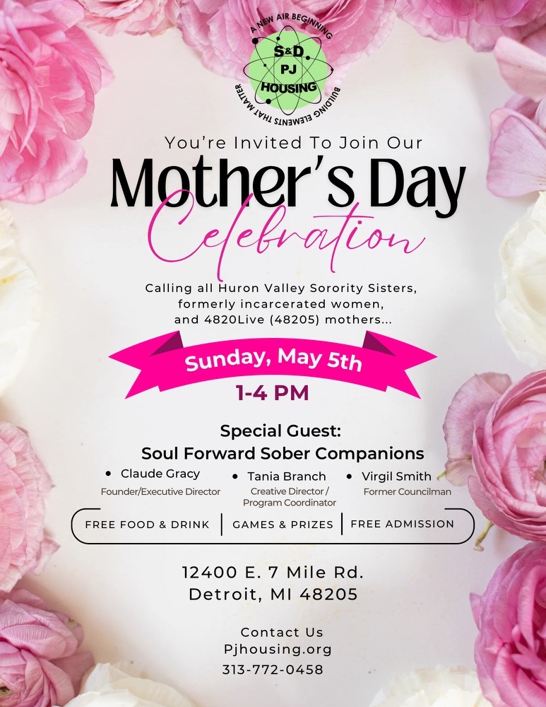 Mother’s Day Celebration Planned for Formerly Incarcerated Women