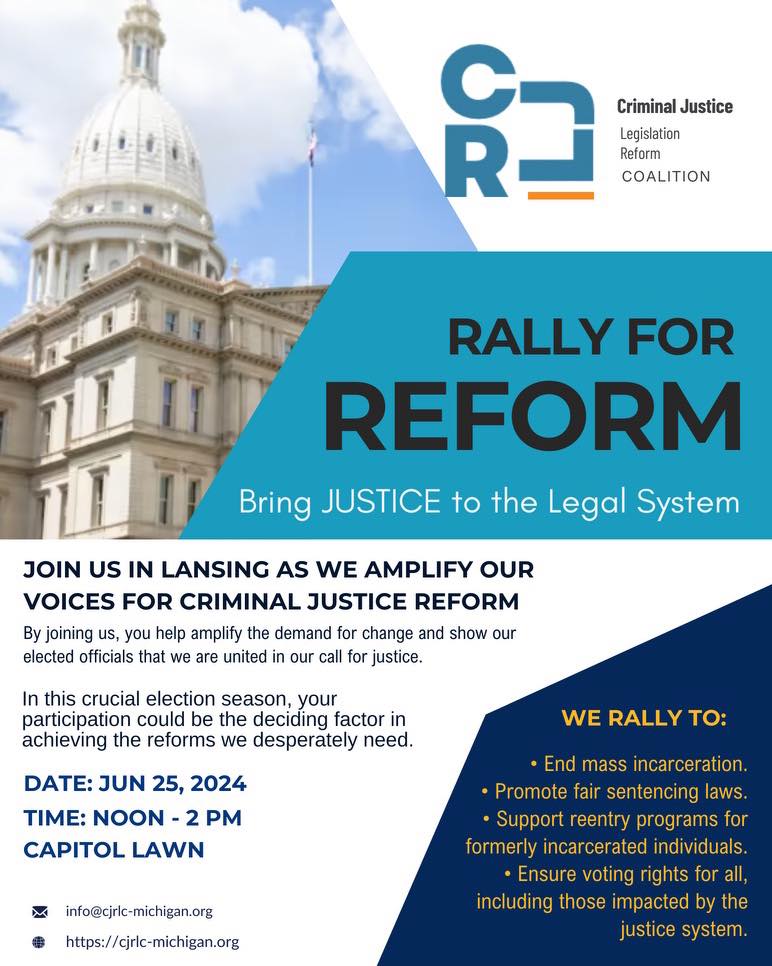 Criminal Justice Legislation Reform Coalition’s RALLY FOR REFORM