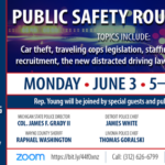Public Safety Roundtable, a community webinar with Rep. Stephanie Young