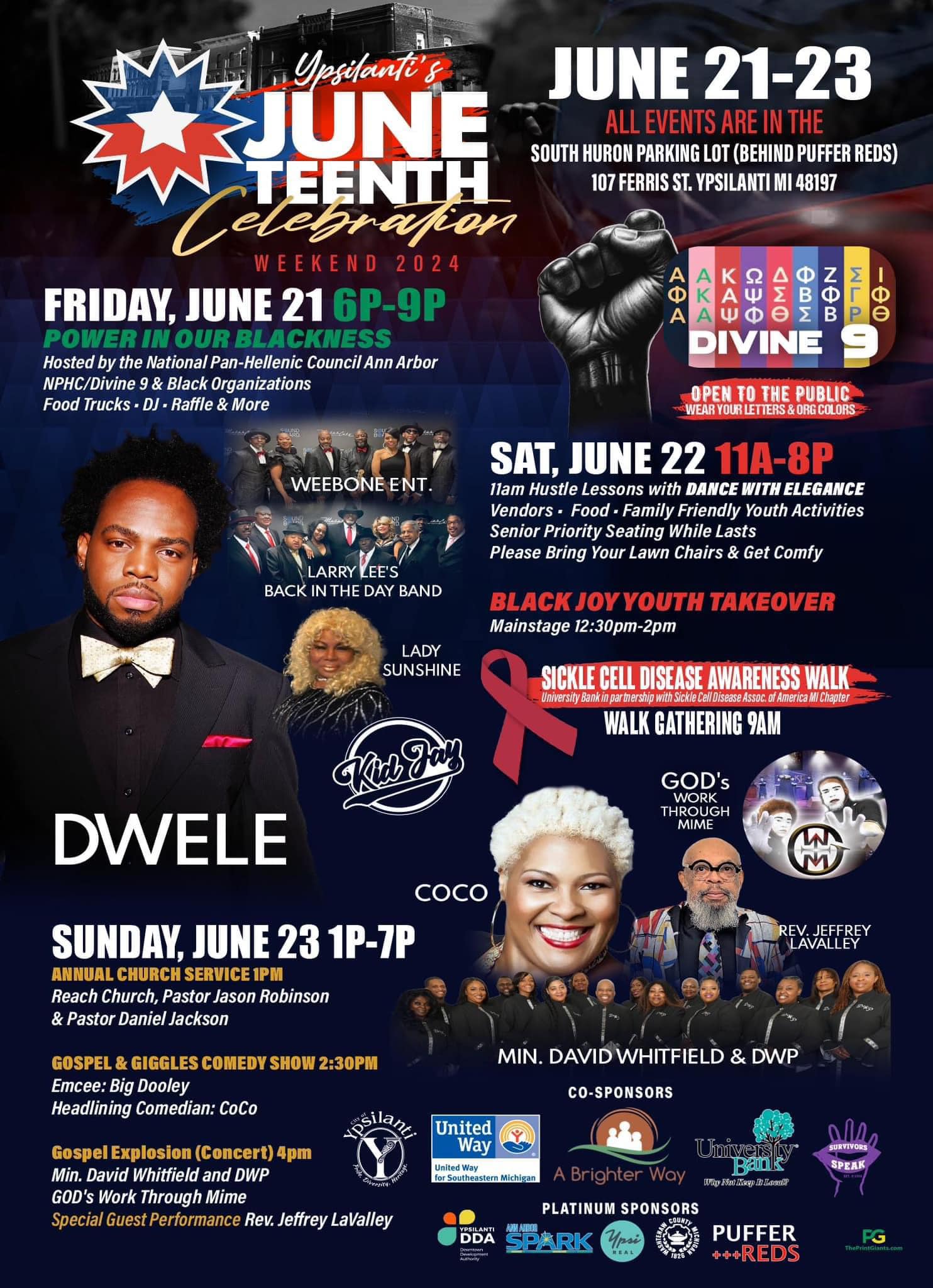 Ypsilanti's Annual Juneteenth Celebration Weekend - Sunday