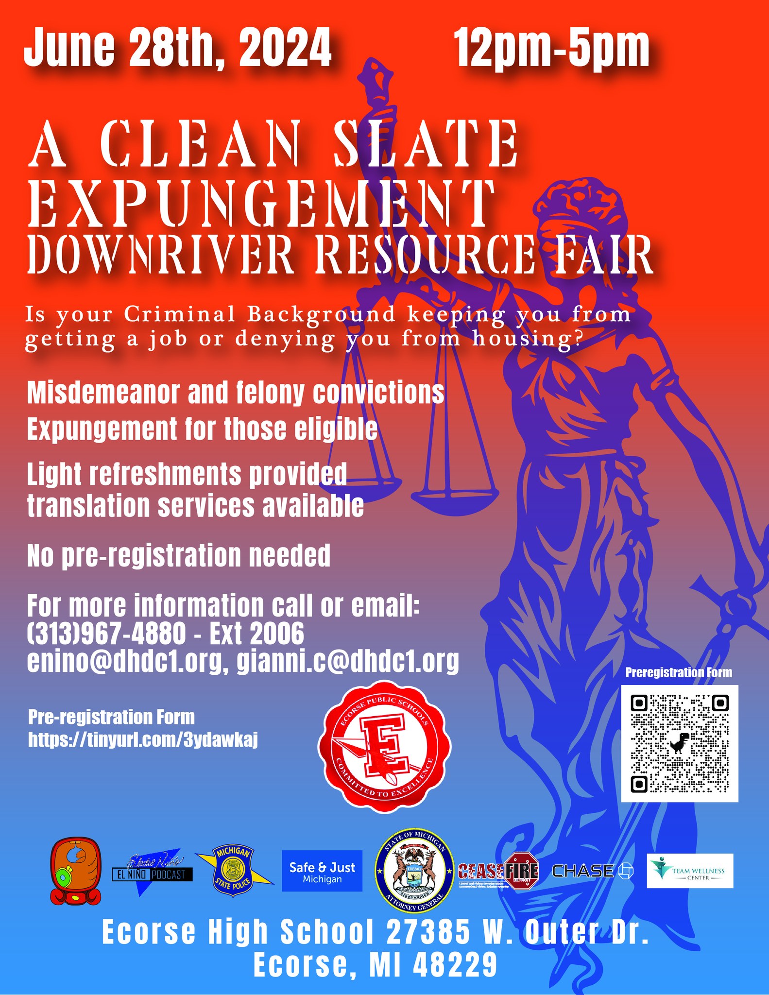 A Clean Slate Expungement Downriver Resource Fair