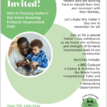 S&D PJ Housing Father's Day Event Honoring Formerly Incarcerated Dads!