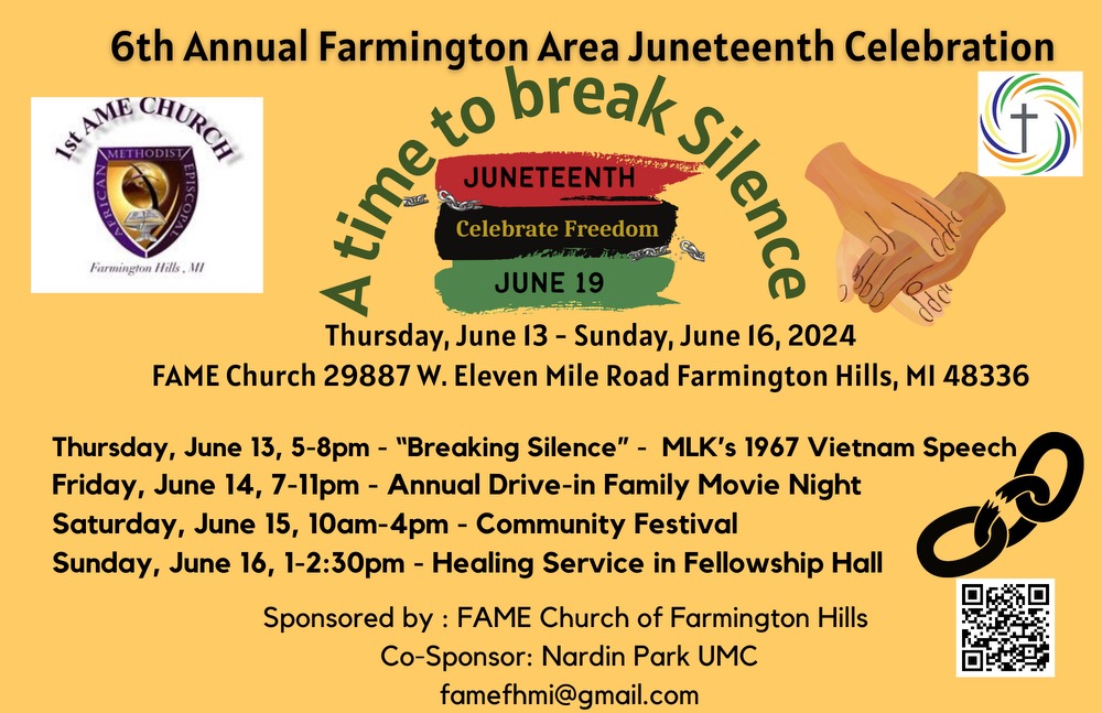 6th Annual Farmington Area Juneteenth Celebration