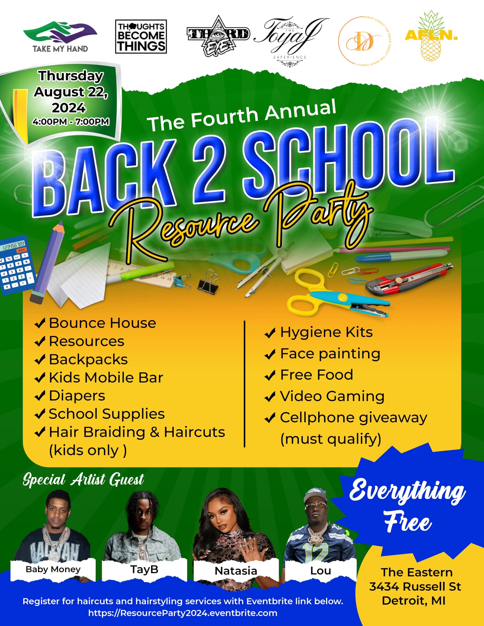 4th Annual Back 2 School Resource Party