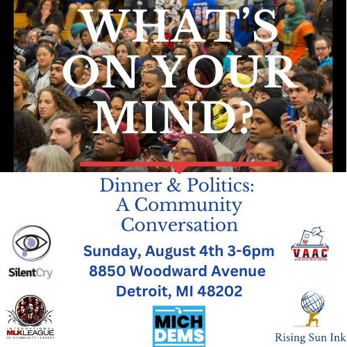 What's On Your Mind? Dinner & Politics: A Community Conversation