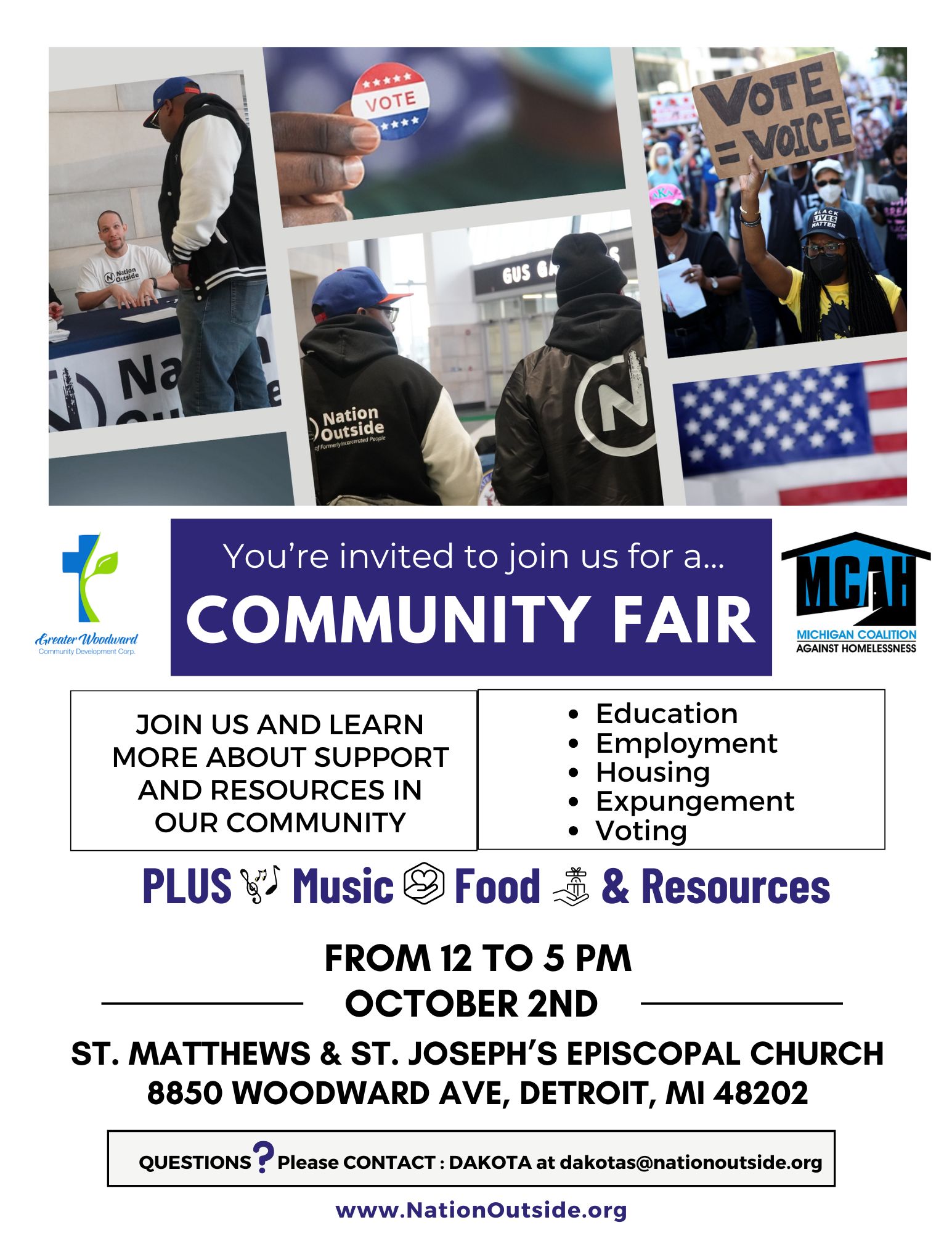 Community Resource Fair in Detroit