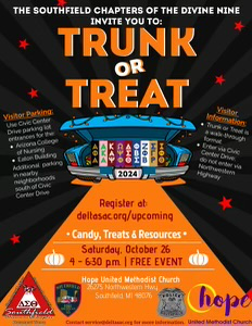 TRUNK OR TREAT 2024 Southfield