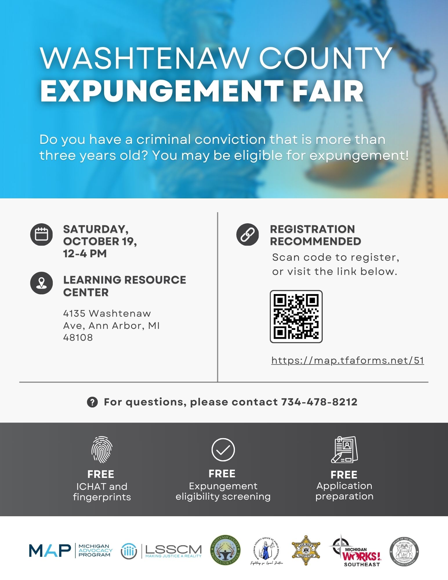 Washtenaw County Expungement Fair