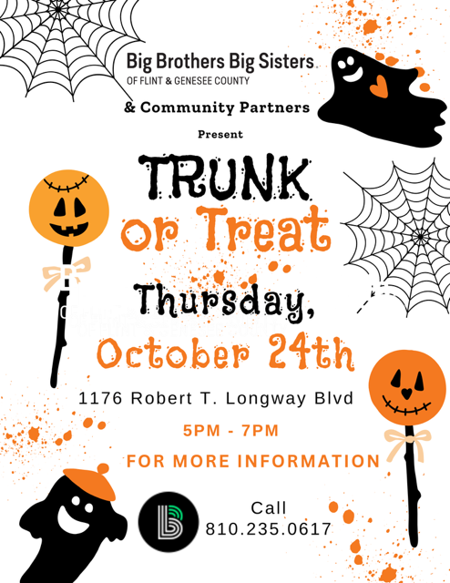 Big Brothers Big Sisters of Flint and Genesee County's Trunk or Treat with Friends