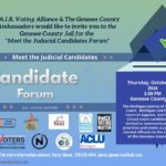 “Meet the Judicial Candidates” Forum at the Genesee County Jail