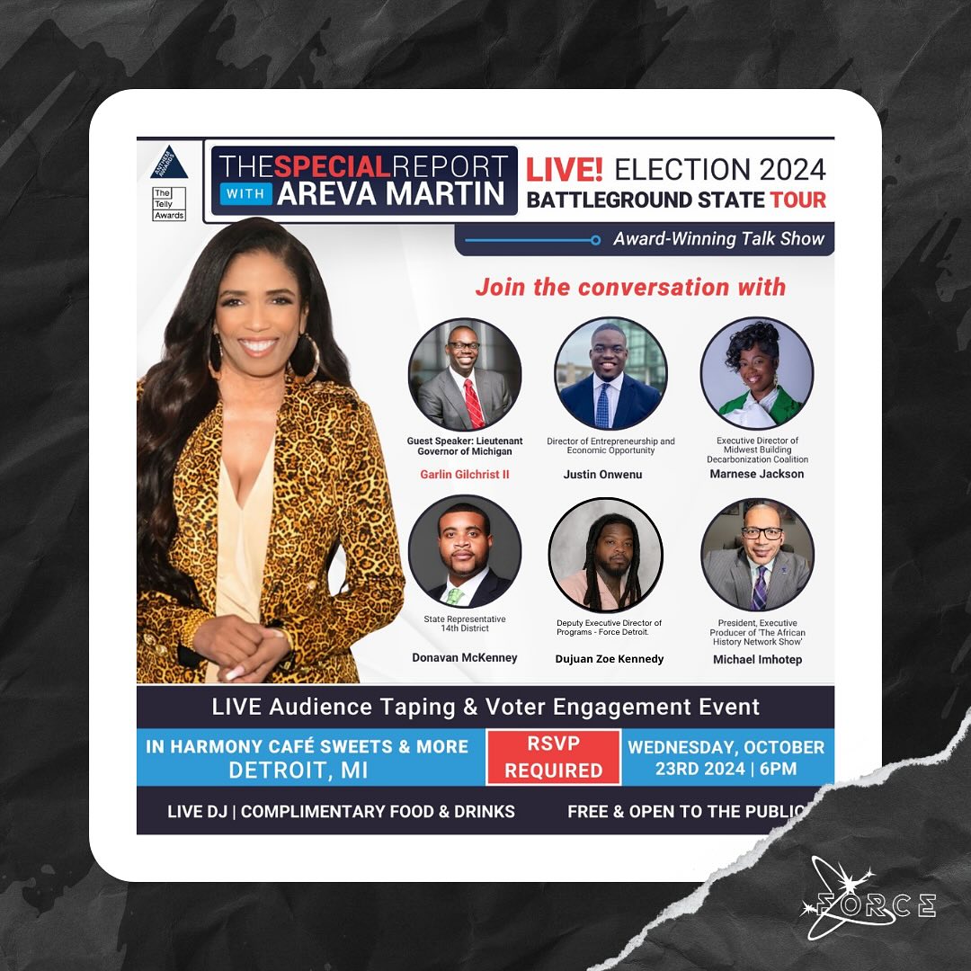 Live taping of Areva Martin’s "The Special Report"