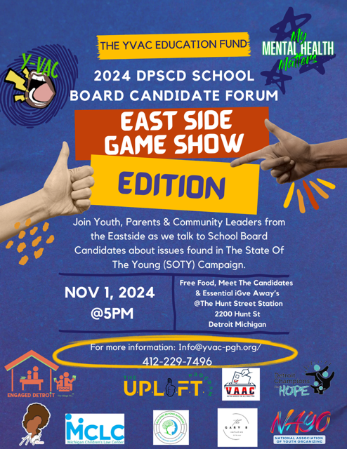 DPSCD Candidate Forum: East Side Game Show Edition