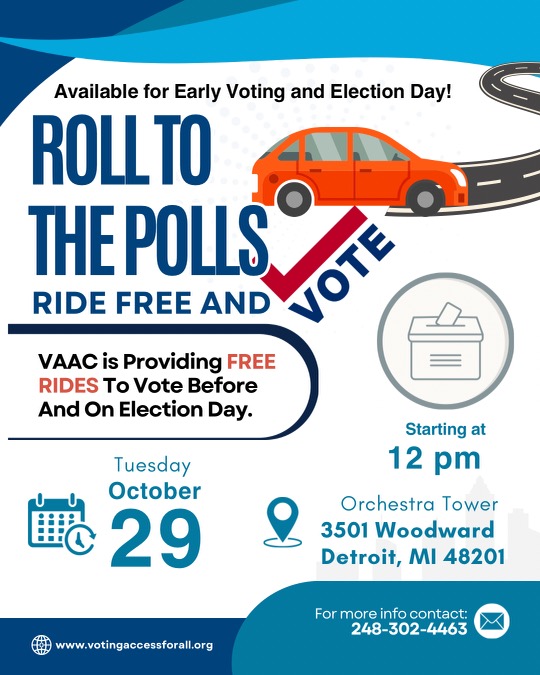 Ride to the Polls: Ride Free and Vote