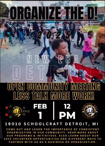 Organize the D: New Era Detroit Community Meeting