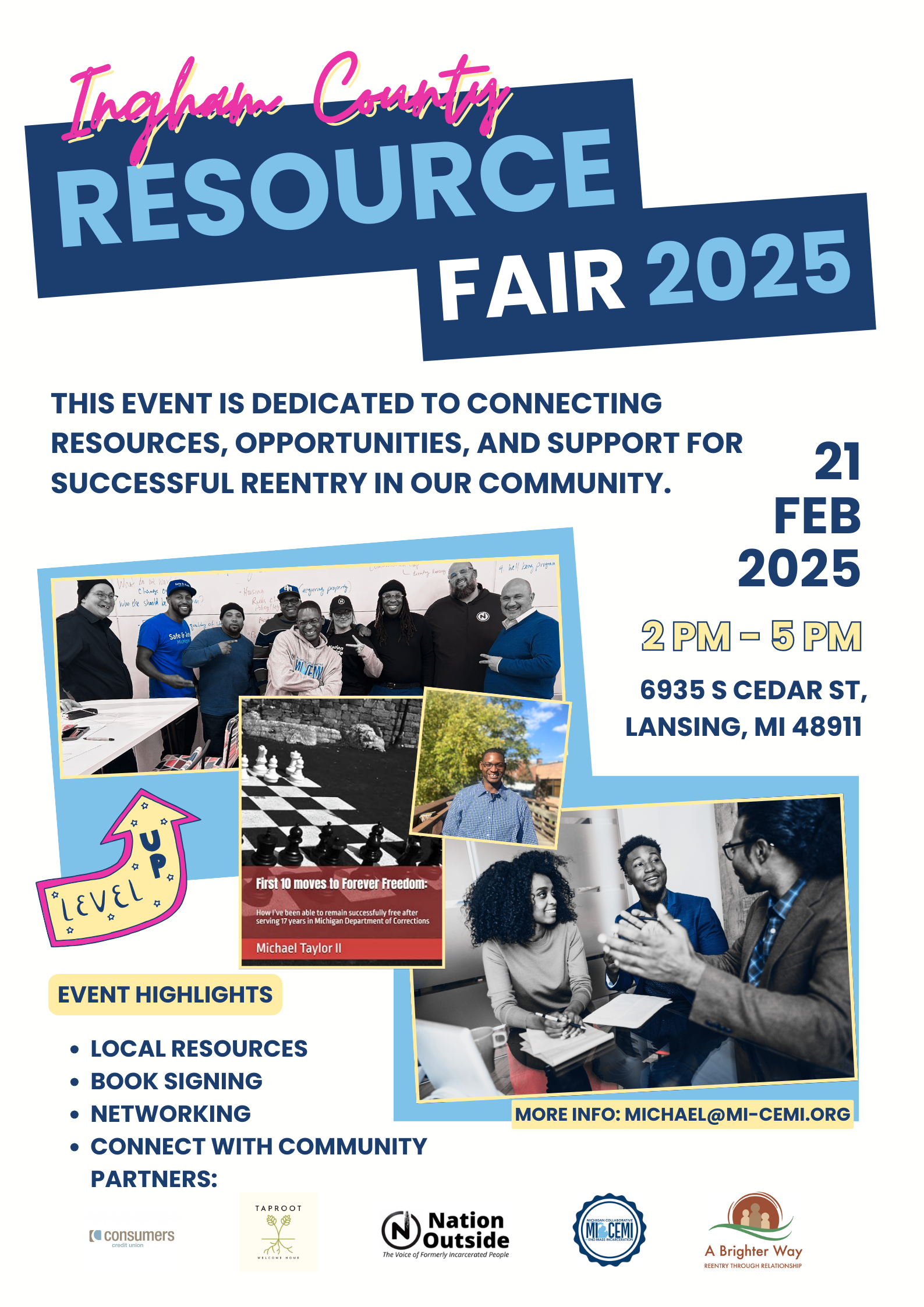 Join Us for the Ingham County Reentry Resource Fair!