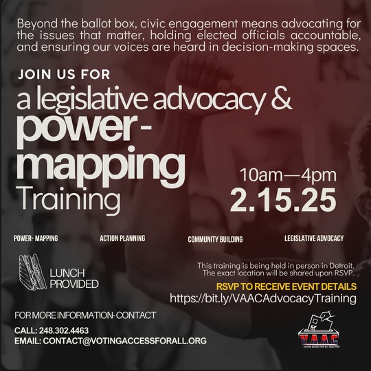 Join Us for Legislative Advocacy & Power-Mapping Training – Happening TOMORROW!