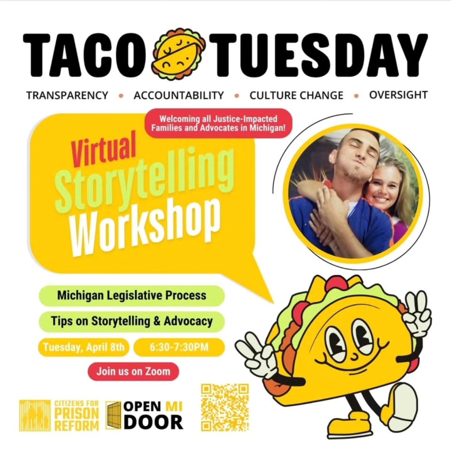 TACO Tuesday Storytelling Workshop