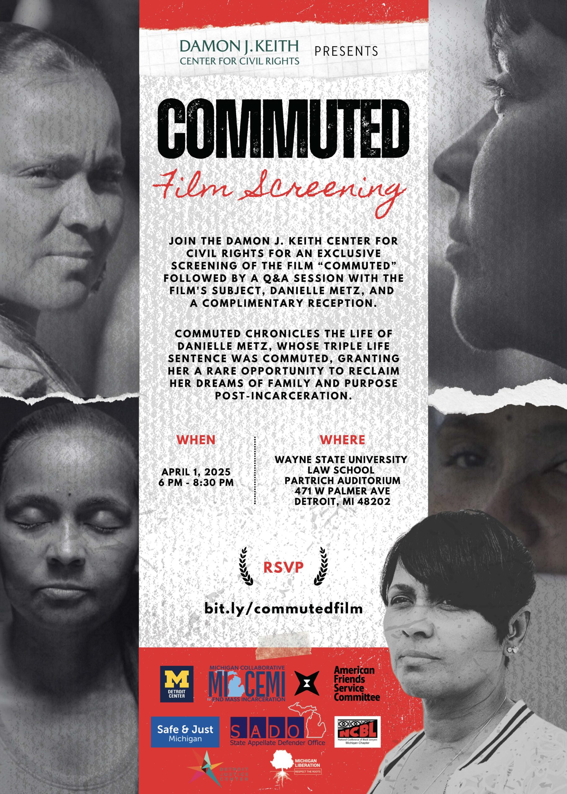 Experience the Power of Second Chances: Join the Screening of Commuted in Detroit