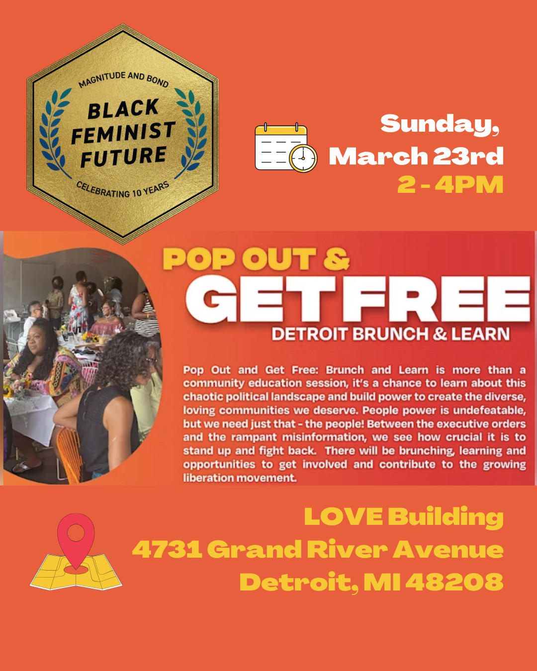 Pop Out and Get Free: Detroit Brunch & Learn with Black Feminist Future