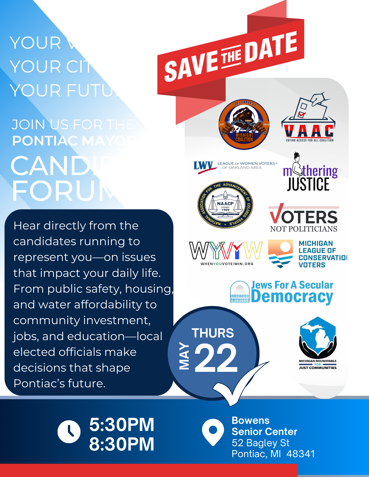 Pontiac Mayoral Candidate Forum
