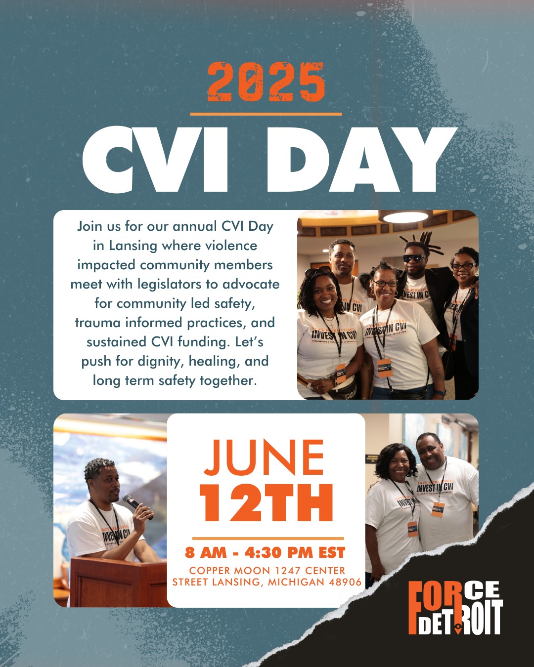Force Detroit's Annual CVI Day